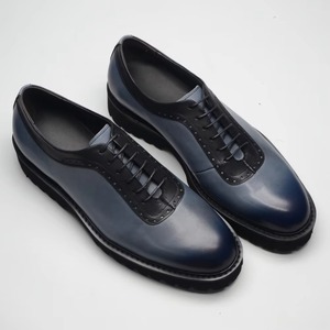 Chaussures en cuir de luxe de haute qualité, cuir de vachette de première qualité, chaussures pour hommes faites à la main haut de gamme, chaussures pour hommes en cuir véritable - Product Image 3
