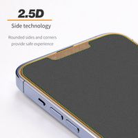 Protector de Pantalla de Vidrio Templado 2.5D de Doble Capa, Anti-Espía, 9H, Impermeable, Anti-Aceite, Anti-Golpes, Sin Burbujas, Sensación Táctil