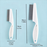 Brosse à poils pour animaux de compagnie douce à un clic de qualité supérieure en acier inoxydable TPR Outil de toilettage auto-nettoyant pour chiens et chats à poils longs/courts