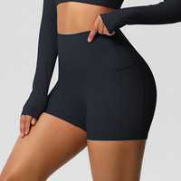 RUIQUWIN Short de yoga sans couture pour femme Short de fitness et de sport respirant avec poche pour cyclisme