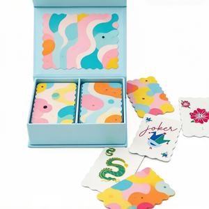 Cartas de Mahjong de PVC con Borde Festoneado, Impresión HD, Fichas de Mahjong Resistentes a <span class=keywords><strong>la</strong></span> Decoloración, Proveedor de Cartas de Juego de Estrategia - Product Image 2