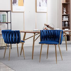 Hiện đại Bắc Âu giải trí Nail ghế thoải mái nhung ghế bành với tựa lưng sofa đơn phòng khách sạn đồ nội thất tiệc bar - Product Image 2