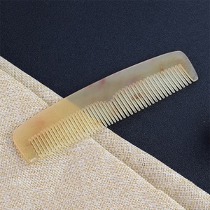 Peigne de massage en corne de mouton, à dents larges et fines, personnalisé, pour <span class=keywords><strong>salon</strong></span>, offre spéciale - Product Image 3