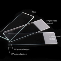 Laboratory Medical Microbiology Prepared Frosted Adhesion Microscope Glass Cover Slides Manufacturer
