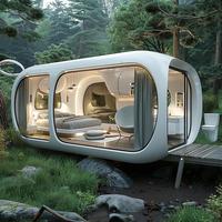 Capsule spatiale magique de style fantaisie pour salon sur le toit urbain Livraison en 60 jours | Salle de bain de cuisine scolaire chic industrielle personnalisée
