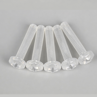 Vis à tête fraisée Phillips en polycarbonate M2 M3 M4 M5 M6 M8 M10, vis de machine en plastique