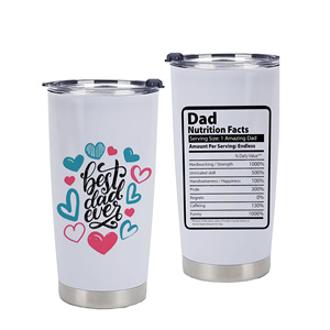 Personalizado mejor mamá mejor papá vasos 20oz botella de agua de acero inoxidable tazas aisladas <span class=keywords><strong>regalos</strong></span> <span class=keywords><strong>para</strong></span> madres Día del Padre taza de viaje - Product Image 1