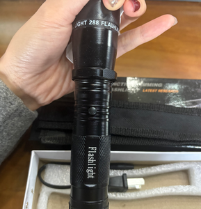 Top Ranking 288 TYPE Super Bright Handheld Long-range <b>Rechargeable</b> Led Promotional <b>Flashlight</b> Self Defense Keychain for Women - Product Image 1