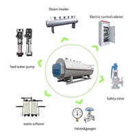 Chaudière à vapeur électrique série WDR 24KW-2160KW, respectueuse de l'environnement, à chauffage électrique basse pression, certifiée CE et EAC