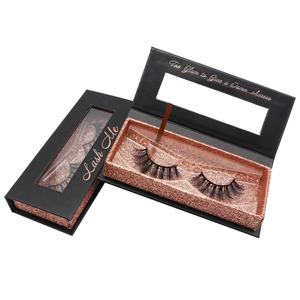 2025 meilleure vente à la main 100% fourrure de vison pleine bande <span class=keywords><strong>cils</strong></span> étanche en gros <span class=keywords><strong>faux</strong></span> <span class=keywords><strong>cils</strong></span> emballage privé épais - Product Image 6