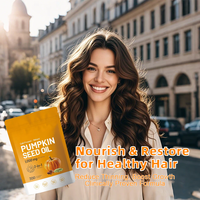 Huile de graines de citrouille pressée à froid en gélules molles 1000mg – Complément alimentaire naturel à base de plantes pour la santé quotidienne des adultes