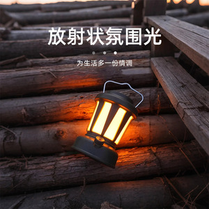 Portable Led Camping Lantern Rechargeable Battery Warm White Light For Tent Outdoor Use - Product Image 1