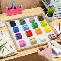 Briques en plastique ABS 3003 2x2, jouet éducatif DIY, blocs de construction compatibles avec les grandes marques, créez des designs uniques et limités.