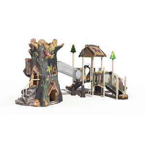Grand terrain de jeu extérieur de l'arbre LLDPE, équipement extérieur de terrain de jeu de <span class=keywords><strong>jeux</strong></span> de parc pour des enfants - Product Image 3