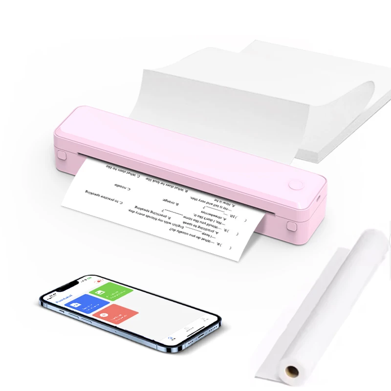 U8 A4 Portable Thermal Printer - 200/300DPI for Android & IOS