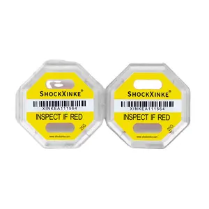 Shockxinke2 25G Gele Schoksticker Label Impact Indicator Voor Schokbestendige Beschermende Verpakking