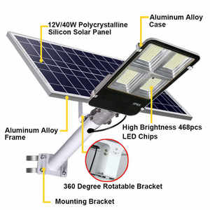 IP66 Precio bajo al aire libre LED Split Solar Street Light Panel separado de alta potencia 60W 90W 120W 150 vatios con control remoto - Product Image 6