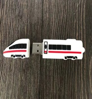 Clé USB Flash Drive 2.0 Haute Vitesse en PVC et Silicone, Modèle Personnalisé avec Logo, Capacités 4 Go, 8 Go, 128 Mo, 32 Go, 64 Go, Design Cartoon, Idéale pour Cadeau