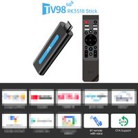 Reproductor Multimedia para Smart TV TV98 Stick: RK3518, WiFi Dual 2.4G+5G, 2GB RAM, 16GB ROM, 5.0, Control Remoto por Voz