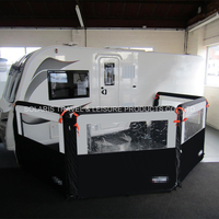 Caravane de CAMPING gonflable coupe-vent à 3 panneaux avec pompe gratuite
