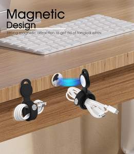 YDS <span class=keywords><strong>Ties</strong></span> ords <span class=keywords><strong>Ties</strong></span> order مع مغناطيس قوي للتعليق على سماعة أذن أسلاك بيانات الكمبيوتر - Product Image 4