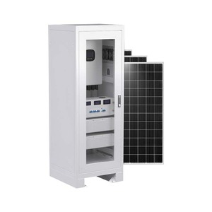 แบตเตอรี่ลิเธียมไอรอนฟอสเฟตแบบติดผนัง 51.2V 100AH 5KWh สำหรับระบบพลังงานแสงอาทิตย์แบบรวมในตัวสำหรับบ้าน/การสื่อสาร - Product Image 3