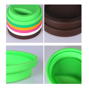 BPA免费食品级可重复使用的内胆7厘米标准经典硅胶盖用于马克杯 - Product Image 5