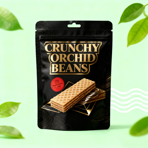 Bolsa con cremallera de pie biodegradable personalizada, bolsa de embalaje transparente con autosellado para aperitivos, galletas, café, a prueba de olores - Product Image 3