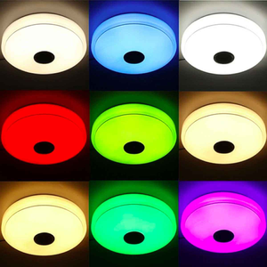 Đèn Âm Nhạc LED <span class=keywords><strong>60W</strong></span>, Đèn Trần Loa WIFI RGB, Đèn Điều Khiển Từ Xa, Có Thể Điều Chỉnh Độ Sáng, Nhiều Màu - Product Image 3