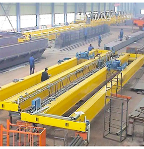 Châu Âu QD loại 2 3 5 10 20 tấn tùy chỉnh di động đôi chùm trên không cần cẩu thiết kế giá của nặng di động cầu Trục - Product Image 2