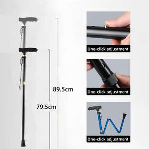 Tongkat Jalan untuk Pria & Wanita Dapat Dilipat, Dapat Disesuaikan, Berdiri Sendiri, Semua Medan, Tongkat Jalan yang Dapat Dilipat untuk Lansia & Dewasa - Product Image 4