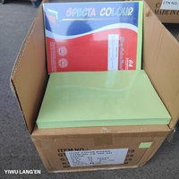 Papier couleur A4 de qualité supérieure pour l'impression et la publicité, 180g, 100 feuilles, 210x297mm, vente en gros de fournitures scolaires et de bureau