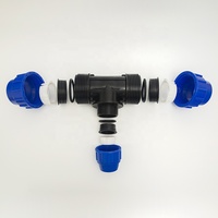 Raccords de tuyaux en PP, 150 pièces, compression HDPE pour l'arrosage