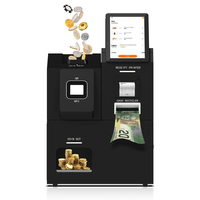 Distributeur de billets ATM en libre-service pour intérieur, accepteur de billets, SDK, reconnaissance faciale, écran tactile capacitif LCD