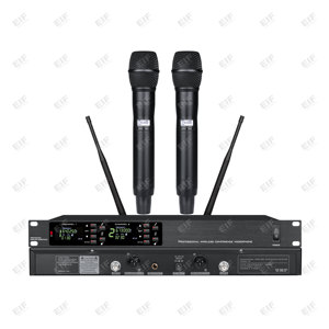OEM Wholesale EIF DA-8022 Professional Dual Channel Wireless Microphone Multiple Microphone Styles for Karaoke Stage Performance - Product Image 5