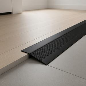 Sunsbuild Bande de transition de seuil en alliage d'aluminium haute résistance et durable pour hôtels, appartements, carrelage et bois - Product Image 1