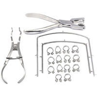 Rubber Dam Kit Starter 18 Pcs | Dental Isolation System | Professional Endodontic Dental Tool Set