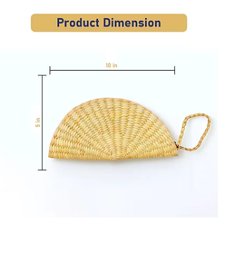 Monedero de Verano para Mujer |   Bolso de Mano Ligero y Elegante de Jacinto de Agua Hecho a Mano con Cierre Abierto - Product Image 2