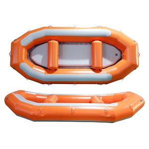 Bateau pneumatique de course rapide certifié CE pour 8 passagers, en PVC robuste, idéal pour la navigation sur lac et rivière, flottant en extérieur, en promotion - Product Image 1