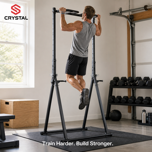 Barre de traction autoportante réglable en acier inoxydable avec station de dips pour usage domestique, entraînement de base à la maison, vente en gros - Product Image 5