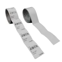 Rollo de impresión personalizado, etiquetas de precio de ropa, rollos de cartón en blanco