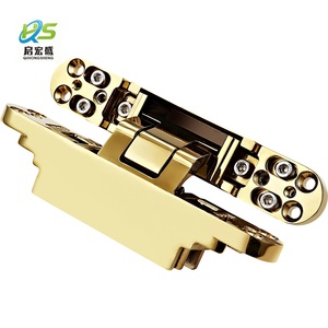 Furniture Accessories 3d Adjustable Aluminum Concealed 80kg 28*160mm Size Bld-g160 180 Degree Opening Full - Product Image 3
