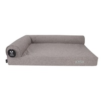 LS Peppy Buddies Los más vendidos Nuevo material RPET Ecológico Sofá Cama para perros Espuma viscoelástica Camas en forma de L para perros