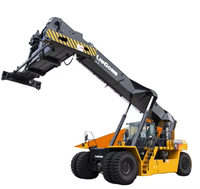 Reach Stacker Liugong 45 tonnes VIFT à batterie lithium-ion et pneus pneumatiques pour le manutention de conteneurs 20GP et 40HQ en port
