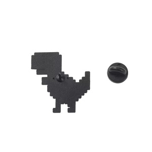 Broches de píxeles de dinosaurios simples personalizados, alfileres de esmalte suave, insignias de solapa, artesanías de Metal de animales antiguos, regalo para niños y amigos - Product Image 6