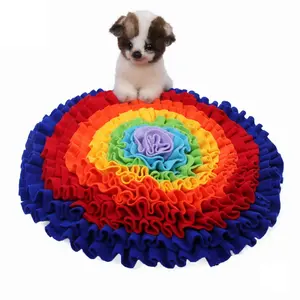 Tappetino per erba tappetino da allenamento tappetini per fiuto con stampa di zampe abiti da morso cane Snufle di alta qualità Pet Rainbow Pets Pads Toys Cute Snffle For Dogs