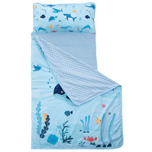 Tappetino <span class=keywords><strong>per</strong></span> il Sonno dei Bambini Arrotolabile con Cuscino Rimovibile Coperta in Minky <span class=keywords><strong>Sacco</strong></span> <span class=keywords><strong>a</strong></span> <span class=keywords><strong>Pelo</strong></span> <span class=keywords><strong>per</strong></span> Asilo Nido e Scuola Materna - Product Image 2