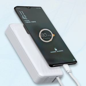 Nuevo Diseño de Banco de Energía Portátil de Carga Rápida de 20000 mAh con 2 Cables Integrados y Pantalla LED PD40w para Exteriores - Product Image 4