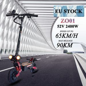 2021 entrepôt Europe drop shipping électrique mobilité scooter 10 pouces 52v 2400W double moteur hors route scooter électrique - Product Image 2
