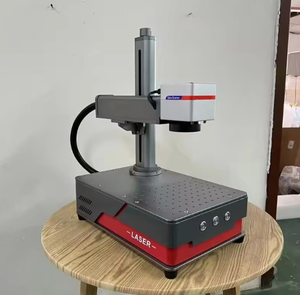 Factory Supply 20W 30W High Mini Portable Desktop Metal Plastic Wood Stone Rubber Fiber Laser Marking <b>Machine</b> Laser Engraving Ma - Product Image 1